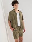 Tarnish Essex Stripe Shirt, Khaki product photo View 04 S