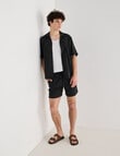 Tarnish Essex Stripe Shirt, Black product photo View 03 S