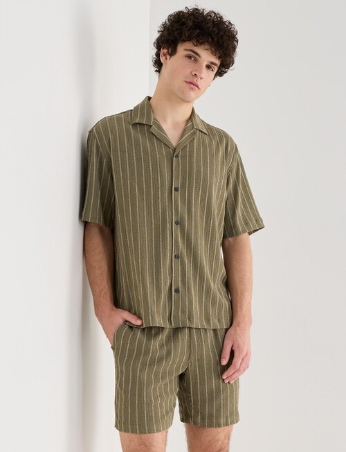 Tarnish Essex Stripe Short, Khaki product photo
