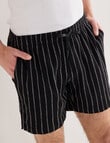 Tarnish Essex Stripe Short, Black product photo