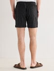 Tarnish Essex Stripe Short, Black product photo View 02 S