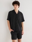 Tarnish Essex Stripe Short, Black product photo View 04 S