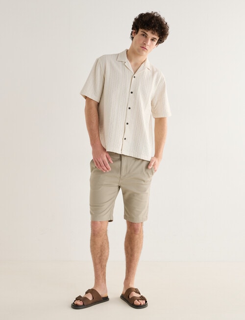 Tarnish Ludlow Stripe Shirt, Off White product photo View 03 L