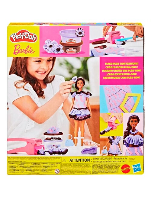 Playdoh Barbie Designer Doll Fashionista Ruffles Set product photo View 02 L