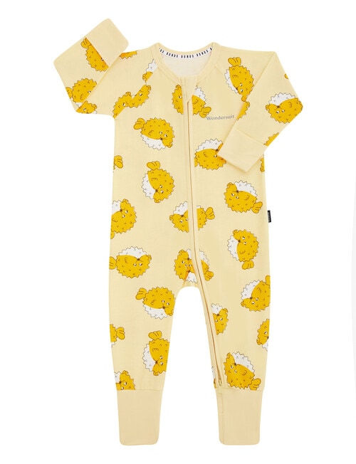 Bonds Zippy Puffin Around Wondersuit, Orange & Peach product photo