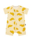 Bonds Zippy Puffin Around Romper, Orange & Peach product photo