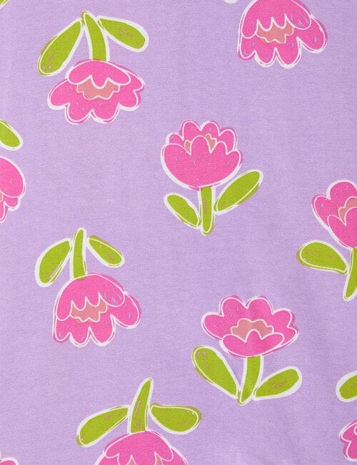 Bonds Zippy Floral Wondersuit, Purple product photo View 03 L