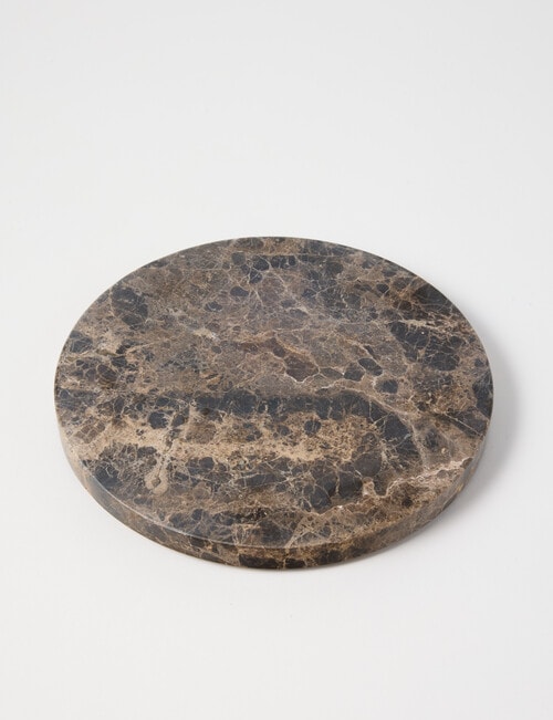Amy Piper Mia Marble Trivet, 18cm, Chocolate product photo