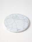 Amy Piper Mia Marble Trivet, 18cm, White product photo