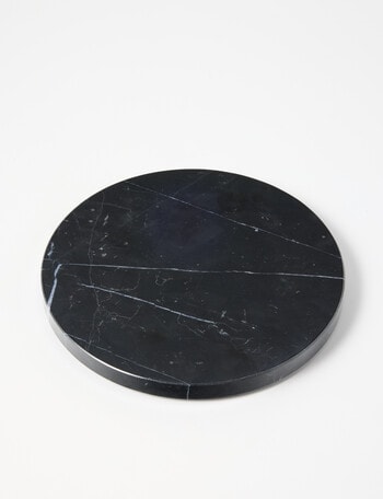 Amy Piper Mia Marble Trivet, 18cm, Black product photo