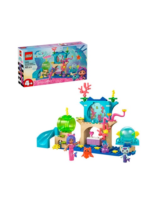 LEGO Gabbys Dollhouse Gabby's Dollhouse Mermaid Gabby's Aquarium Adventure, 11204 product photo