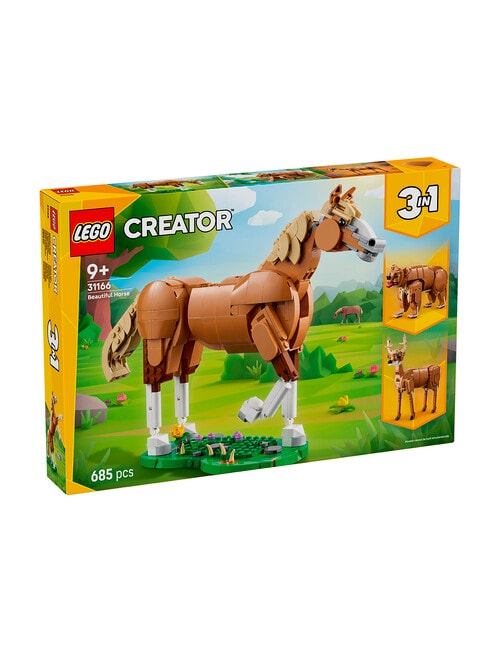LEGO Creator 3-in-1 Creator Beautiful Horse, 31166 product photo View 08 L