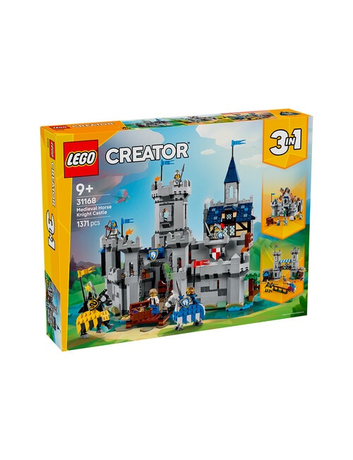 LEGO Creator 3-in-1 Creator Medieval Horse Knight Castle, 31168 product photo View 07 L