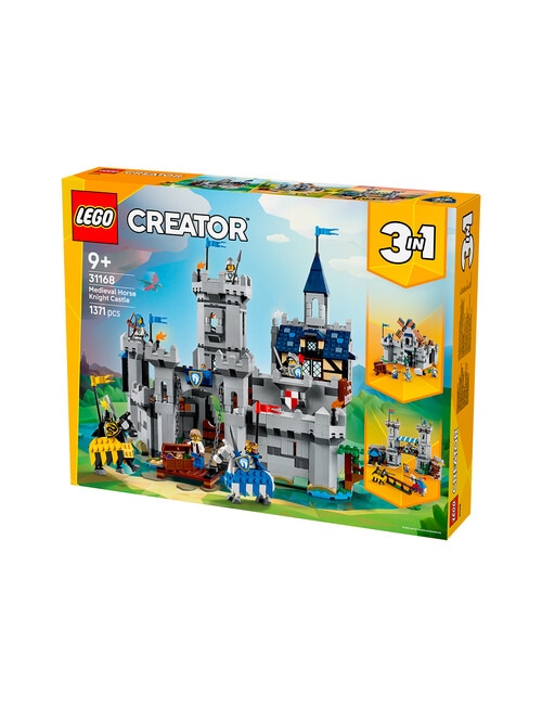 LEGO Creator 3-in-1 Creator Medieval Horse Knight Castle, 31168 product photo View 08 L
