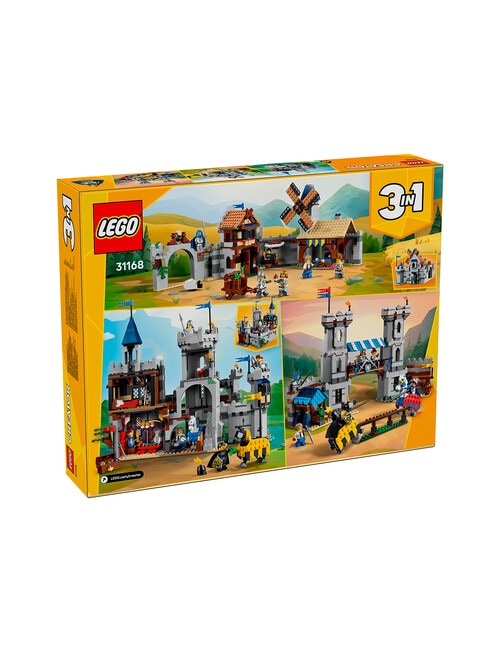 LEGO Creator 3-in-1 Creator Medieval Horse Knight Castle, 31168 product photo View 09 L