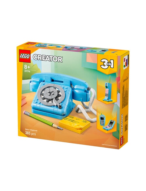 LEGO Creator 3-in-1 Creator Retro Telephone, 31174 product photo View 09 L