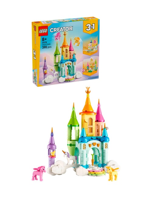 LEGO Creator 3-in-1 Creator Unicorn Castle, 31175 product photo