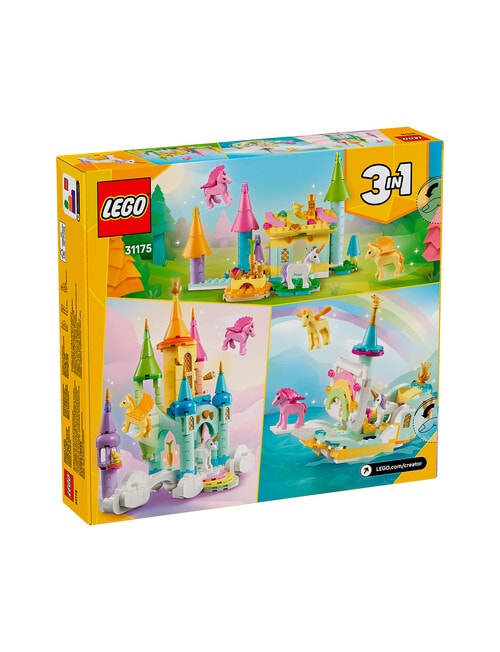 LEGO Creator 3-in-1 Creator Unicorn Castle, 31175 product photo View 08 L