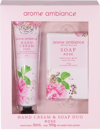 Ambiance Hand Cream Soap Duo, Rose product photo