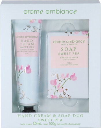 Ambiance Hand Cream Soap Duo, Sweet Pea product photo
