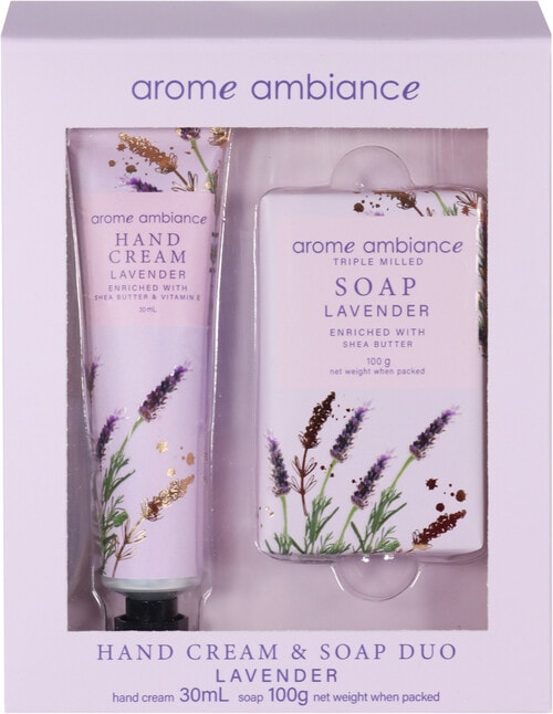 Ambiance Hand Cream Soap Duo, Lavender product photo