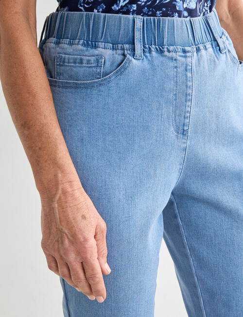 Ella J Diamante Denim Crop Pants, Vintage product photo View 06 L