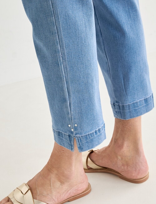 Ella J Diamante Denim Crop Pants, Vintage product photo View 07 L