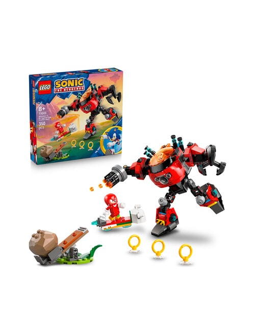 LEGO Sonic Sonic Knuckles vs. Dr. Eggman Egg Crusher Mech, 77005 product photo