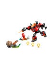 LEGO Sonic Sonic Knuckles vs. Dr. Eggman Egg Crusher Mech, 77005 product photo View 02 S