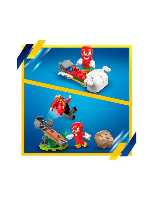 LEGO Sonic Sonic Knuckles vs. Dr. Eggman Egg Crusher Mech, 77005 product photo View 07 L
