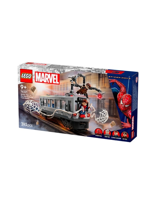 LEGO Superheroes Super Heroes Marvel Spider-Man vs. Doc Ock Subway Train Scen, 76321 product photo View 12 L