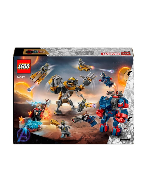 LEGO Superheroes Super Heroes Marvel Avengers: Endgame Thor vs. Chitauri, 76322 product photo View 12 L