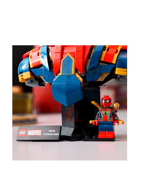 LEGO Superheroes Super Heroes Marvel Iron Spider-Man Bust, 76326 product photo View 05 L