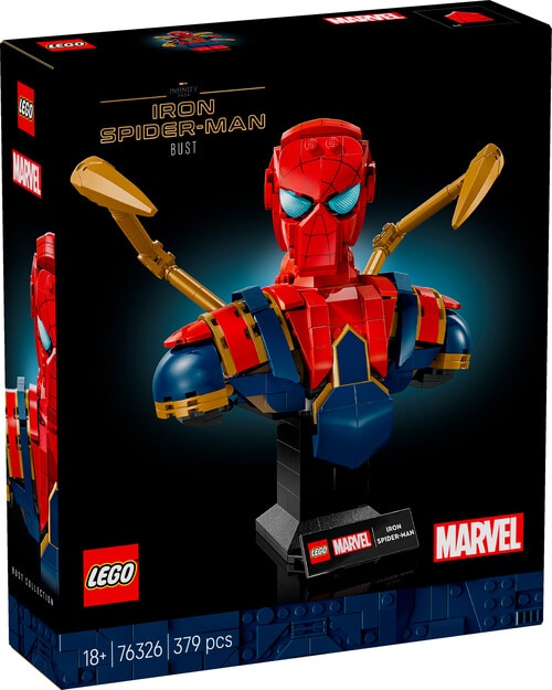 LEGO Superheroes Super Heroes Marvel Iron Spider-Man Bust, 76326 product photo View 22 L