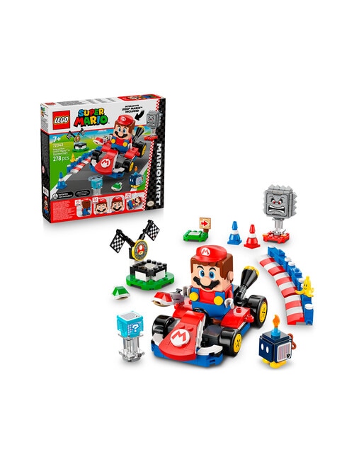 LEGO Super Mario Super Mario Kart Interactive LEGO® Mario & Standard Kart, 72043 product photo
