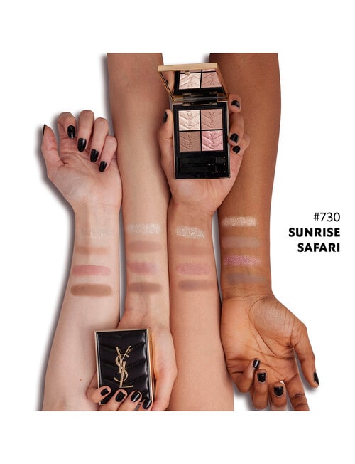 Yves Saint Laurent Couture Mini Clutch Quad Eyeshadow Palette, 730 Sunrise Safari product photo View 03 L