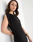 Oliver Black Cap Sleeve Workwear Dress, Black product photo