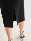 Oliver Black Cap Sleeve Workwear Dress, Black product photo View 07 S