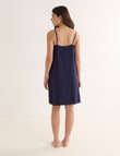 Whistle Sleep Short Lace Cami Nightie, Navy, 8-22 product photo View 02 S