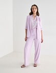 Oliver Black Ruched Sleeve Jacket, Lilac product photo View 06 S