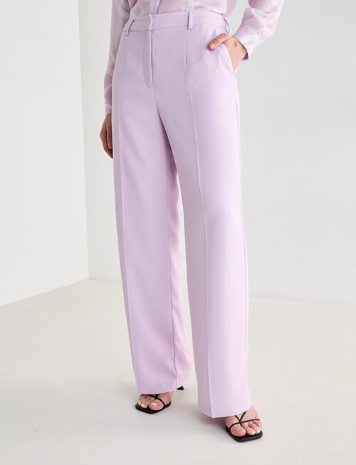Oliver Black Straight Leg Regular Pant, Lilac product photo