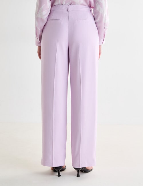 Oliver Black Straight Leg Regular Pant, Lilac product photo View 02 L