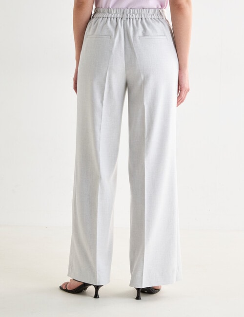 Oliver Black Wide Leg Regular Pant, Silver product photo View 02 L