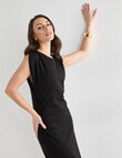 Oliver Black Cap Sleeve Workwear Dress, Black product photo View 04 S