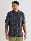 Kauri Trail Viscose Print Short Sleeve Shirt, Multi, Size M product photo
