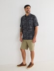 Kauri Trail Viscose Print Short Sleeve Shirt, Multi, Size M product photo View 03 S