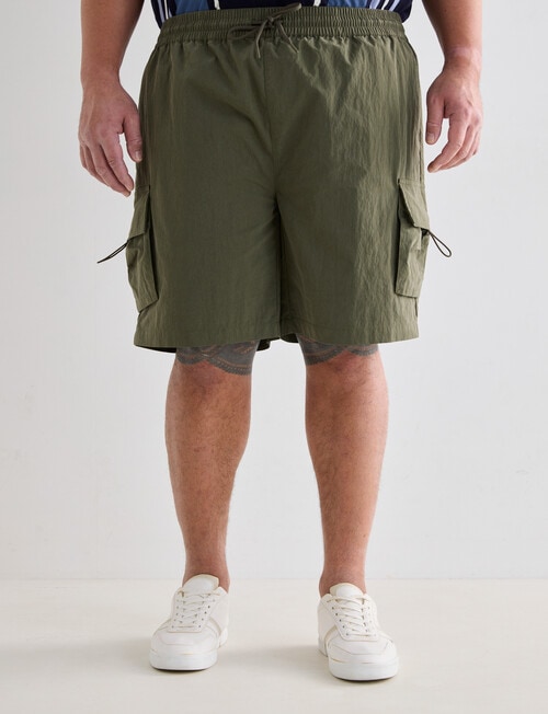 Tarnish King Size Mahanttan Cargo Short, Khaki product photo