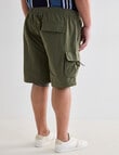 Tarnish King Size Mahanttan Cargo Short, Khaki product photo View 02 S