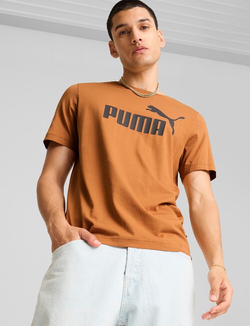 Puma Essential Logo Tee, Caramel Latte product photo View 03 L