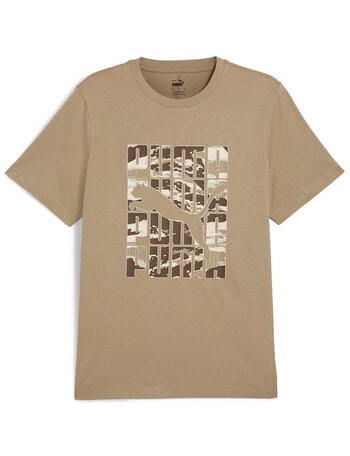 Puma Team Final Casuals Tee, Oak Branch product photo